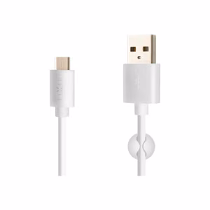 FIXED FIXD-UC2M-WH – USB-A–USB-C duomenų ir įkrovimo kabelis, baltas