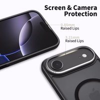 Tech-Protect MagEdge Magnetinis dėklas telefonui iPhone 17 Air - matinė juoda