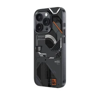Benks Magnetic Mecha Series Dėklas Iphone 15 Pro Max juodas