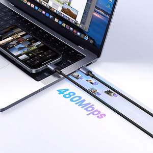 Ugreen USB-C į USB-C PD laidas 100W 5A 2m - juodas