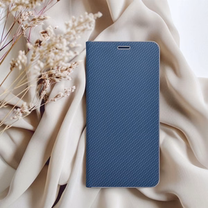 LUNA Book Carbon dėklas telefonui Xiaomi Redmi 15C (173,16 x 81,07 x 8,2) mėlynas