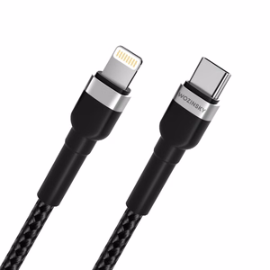 Wozinsky WNBCL1 кабель Lightning USB-C PD 30W 1м - чёрный