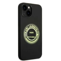 Karl Lagerfeld KLHCP14MSRSGRCK iPhone 14 Plus 6.7 "kietasis dėklas juodas / juodas silikoninis RSG