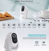 Mini IP valdoma kamera 4MP 25fps, 1/3 colio CMOS sensorius, WIFI