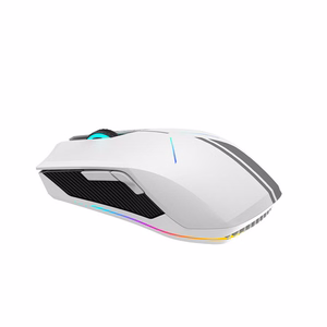 Machenike M721 Wireless Gaming Mouse 10000 DPI with RGB Backlight - White