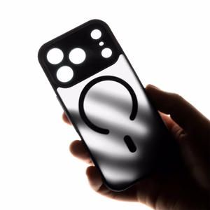 Mag Matt dėklas iPhone 17 Pro Max 6,9'' juodas