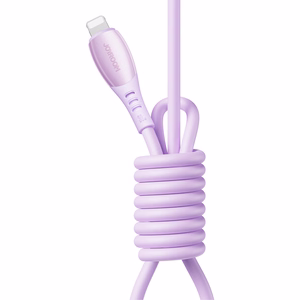 Joyroom S-A59 Vibrant Series 30W USB-C - Lightning laidas 1.2m - violetinis