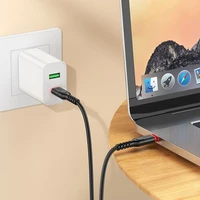 Kabelis USB C į USB C Hoco 3A 60W 3 m X59 juodas