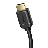 Baseus HDMI 2.0 kabelis 4K 60 Hz 3D HDR 18 Gbps 2 m juodas (CAKGQ-B01)