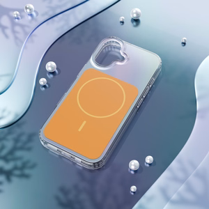 Etteri Hidden Pearl dėklas skirtas iPhone 17 6,3" oranžinis