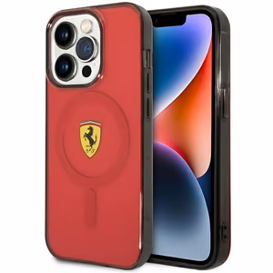 Ferrari FEHMP14XURKR iPhone 14 Pro Max 6.7" red/red hardcase Translucent Magsafe