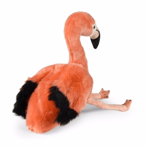 Rappa ekologiškas tikroviškas pliušinis žaislas – flamingas, 36 cm