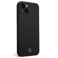 Dėklas telefonui (m) Mercedes Silicone Line MagSafe iPhone 14 Plus - juodas