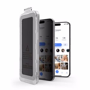 Tech-Protect Quick Set Spy+ Privatumo stiklas 2-jų rinkinys iPhone 15 / 16