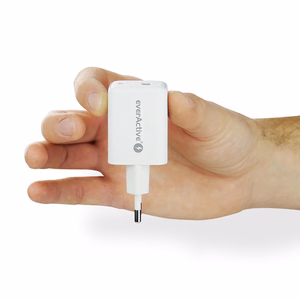Įkroviklis 1 x USB Quick Charge 4.0, 1 x USB-C 45W baltas