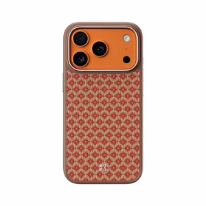 "Benks" magnetinis šarvas "Pro Armor Grid Kevlar korpusas su metaliniu rėmu 600D (YB69), skirtas Iphone 17 Pro orange