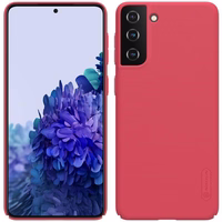 Nillkin Super Frosted Shield - dėklas Samsung Galaxy S21+ (Bright raudonas)
