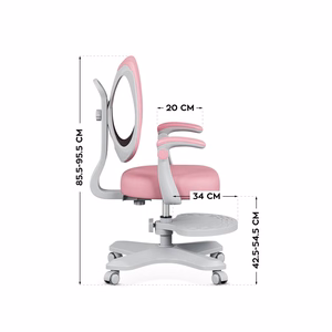 Junior 4.6 Pink swivel chair