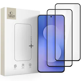 LCD apsauginis stikliukas Tech-Protect Glass Fit+ 2-Pack Samsung S731 S25 FE juodas