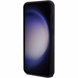 Karl Lagerfeld silikoninis Ikonik Metal Pin dėklas telefonui Samsung Galaxy S23 FE - juodas
