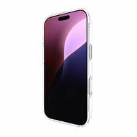 dėklas-Mate Waterfall MagSafe - dėklas iPhone 16 Pro (sidabrinis)