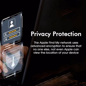 MiLi MiCard HD-P16-C Bluetooth Tracker for Apple Find My, Black
