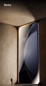 "Benks" grūdintas stiklas "Warrior HD", skirtas "Samsung Galaxy Z Fold 6", juodos spalvos