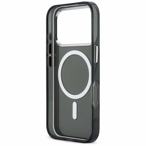 Karl Lagerfeld Karl & Choupette Back MagSafe Dėklas for iPhone 17 Pro - juodas