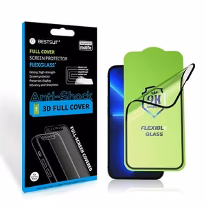 Screen protection glass Bestsuit Flexible Hybrid Glass 5D Samsung A135 A13 4G/A136 A13 5G case-friendly black
