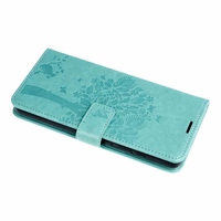 MEZZO knygos tipo dėklas telefonui SAMSUNG A35 5G su medžiu, žalias