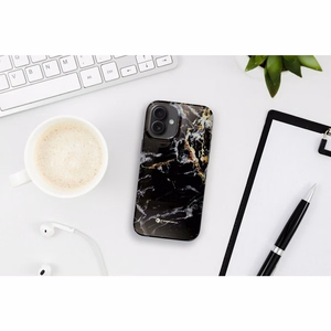 FORCELL F-PROTECT Mirage, militarinio kritimo testuotas dėklas telefonui, MagSafe suderinamas IPHONE 15 PRO juodas