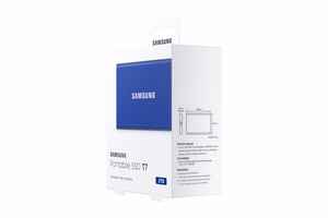 Samsung Portable SSD T7 2 TB C tipo USB 3.2 Gen 2 (3.1 Gen 2) Mėlyna