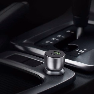 Ugreen automobilinis įkroviklis USB / USB Type C Quick Charge 3.0 Power Delivery 36W 3A pilkas (CD213 60980)