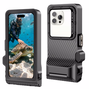 Tech-Protect IPX8 Pro Waterproof Phone Dėklas - pilkas and juodas