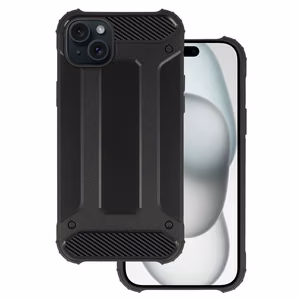 Šarvuotas Anglies Dėklas telefonui Iphone 15 Plus Juodas