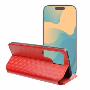 Atverčiamas dėklas Xiaomi 17 ULTRA Cubic Book, raudonas