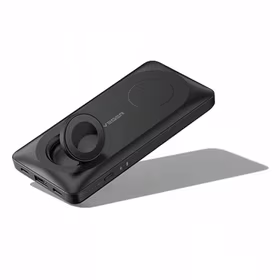 Power Bank Veger "W1156" juodas 10000mAh (belaidis įkrovimas 15W / PD 22.5W / QC3.0)