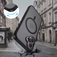 Tech-Protect MagEdge Magnetinis dėklas telefonui iPhone 17 - matinė juoda