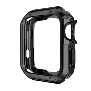 Minkštas tvirtas dėklas laikrodžiui Apple Watch 40 mm (Series 4/5/6/SE) - juodas