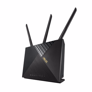 ASUS 4G-AX56 belaidis maršrutizatorius Gigabitinis eternetas Dviguba juosta (2,4 GHz / 5 GHz) Juoda