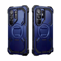 Supcase iBlason ArmorBox Clip Mag MagSafe Dėklas for Samsung Galaxy S26 Ultra - tamsiai mėlynas and juodas