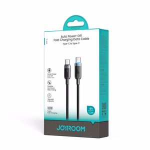 USB kabelis Joyroom S-A63 USB-C to USB-C 100W 1.2m juodas
