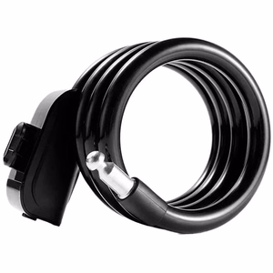 Rockbros RKS515-BK 1.1 m dviračio spyna su raktu - juoda