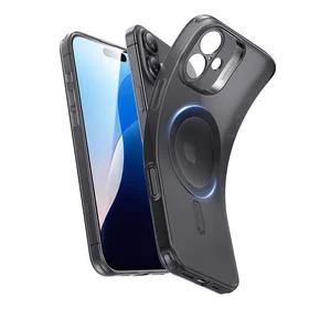 Zero Clear dėklas (HaloLock) ESR dėklas telefonui iPhone 16 (juodas)