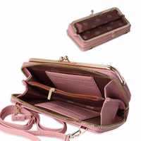 Megztas krepšys telefonui GCW16 tamsiai pilkas