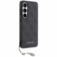 Guess dėklas 4G Classic Logo Charm MagSafe for Samsung Galaxy S26 juodas