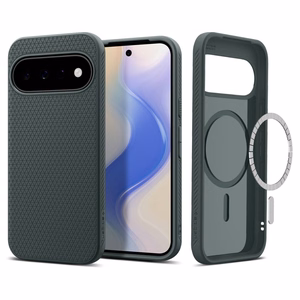 Spigen Liquid Air Mag MagSafe dėklas, skirtas Google Pixel 11 – spalva: tamsiai žalia