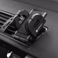 FORCELL F-GRIP paprastas automobilio laikiklis oro ventiliacijai juodas