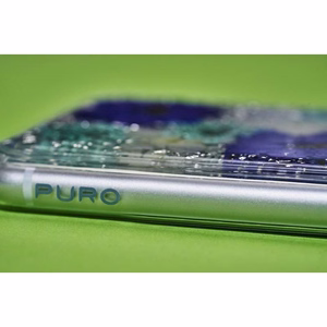 Puro Glam Hippie Chic dėklas, skirtas iPhone XR, su tikrais žaliais gėlių žiedlapiais