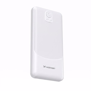Wozinsky Wpower WPBBK-3 10000 mAh 10W išorinė baterija, 2x USB-A 2A, balta